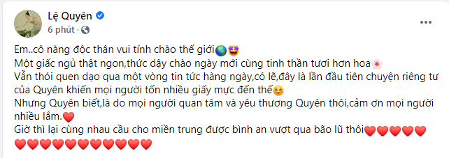 Lệ Quyên lên tiếng sau khi vừa xác nhận ly hôn đã bị bắt gặp được 