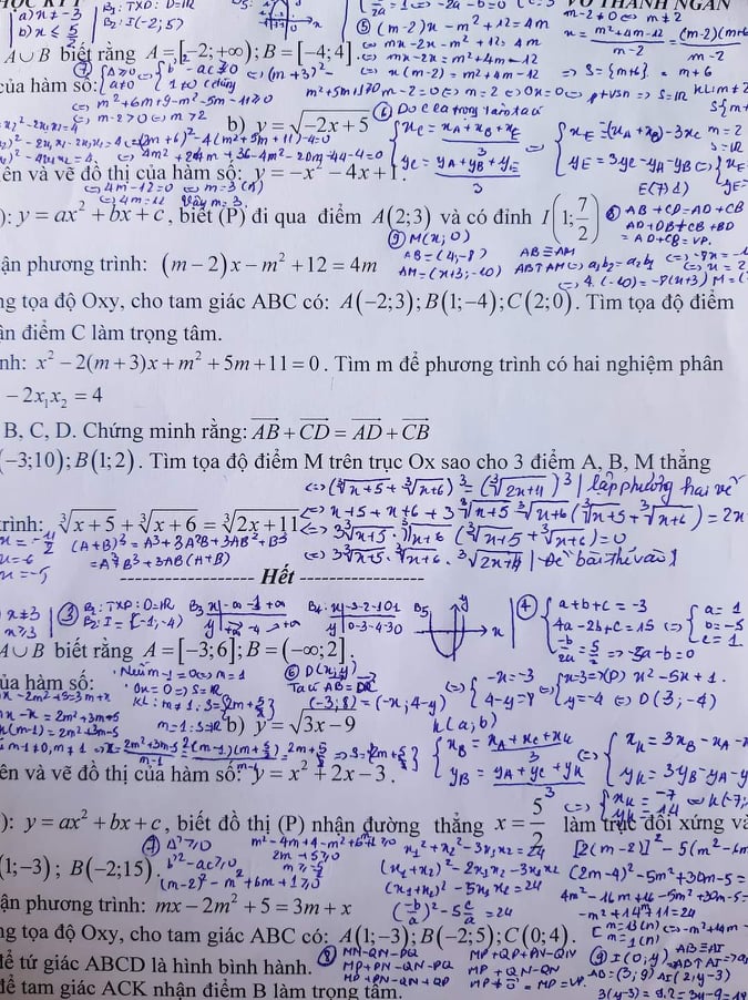 Nhìn vào 1 tờ giấy trên bàn, ai nấy đều đồng tình công nhận nữ sinh này được bố mẹ dạy dỗ chỉn chu, có ý thức học hành - Ảnh 1.