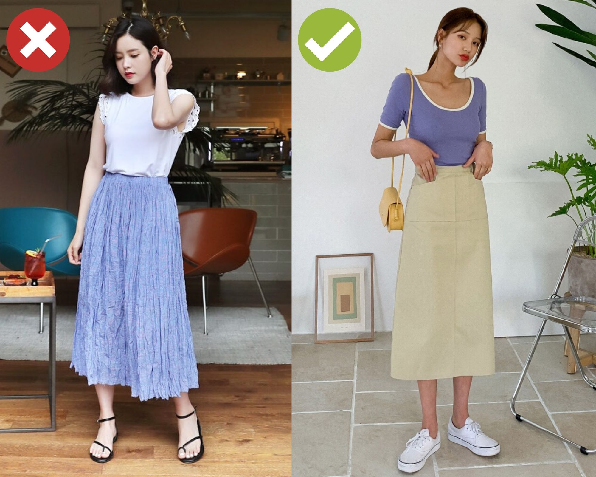 4 lỗi diện chân váy không dìm dáng thì cũng biến các chị thành cô nàng 4 lỗi diện chân váy không dìm dáng thì cũng biến các chị thành cô nàng