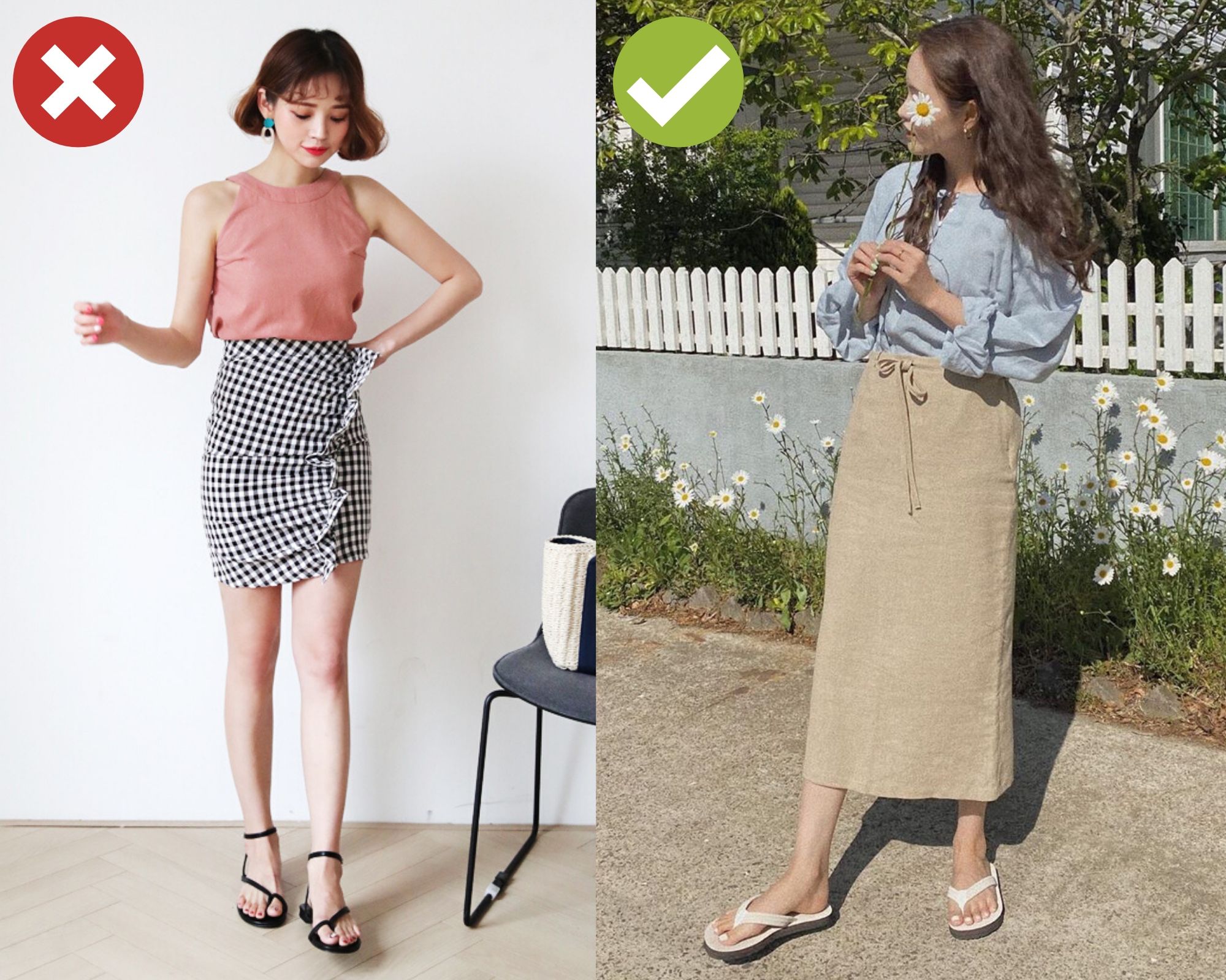 4 lỗi diện chân váy không dìm dáng thì cũng biến các chị thành cô nàng 4 lỗi diện chân váy không dìm dáng thì cũng biến các chị thành cô nàng