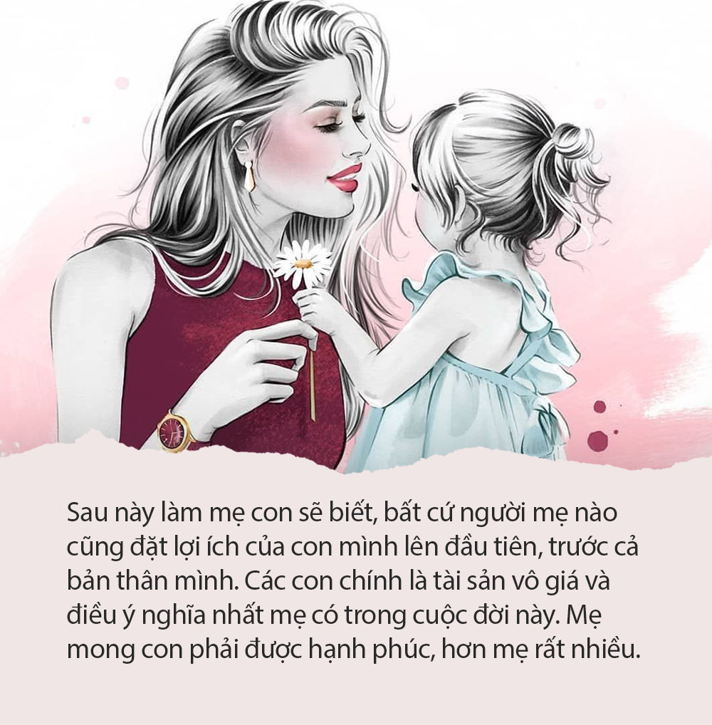 Nghẹn lòng với bức thư viết cho con gái của bà mẹ 