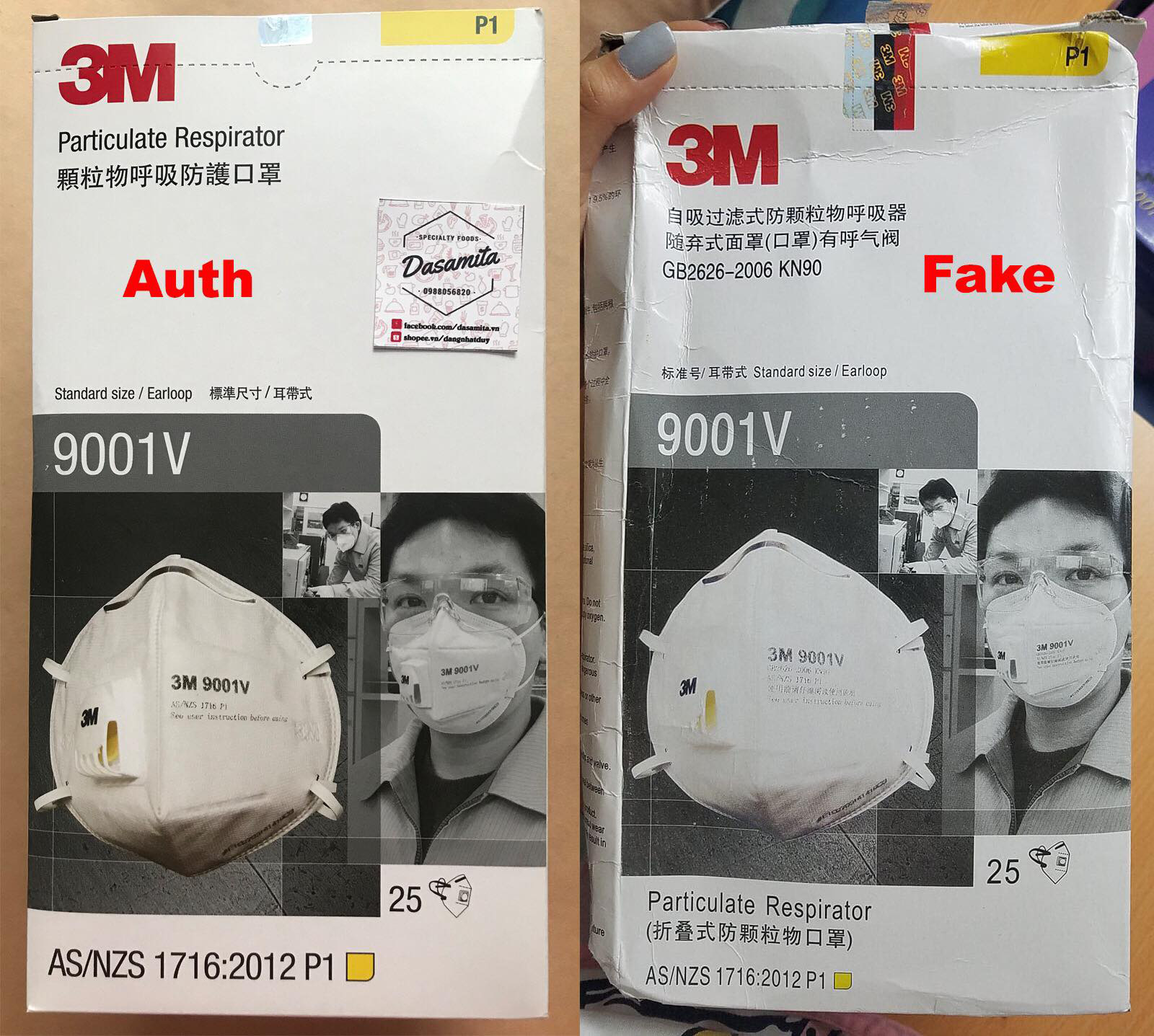 Nắm chắc những mẹo này phân biệt này, bạn yên tâm mua được khẩu trang 3M chất lượng - Ảnh 8.