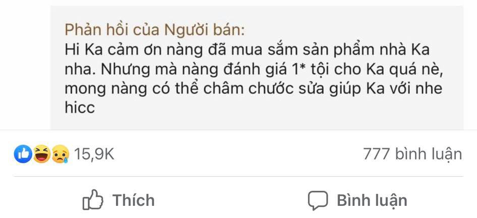 Nhận được đôi giày tốt nhưng người phụ nữ này vẫn vội vã đánh giá 2 sao cho shop giày vì lý do 