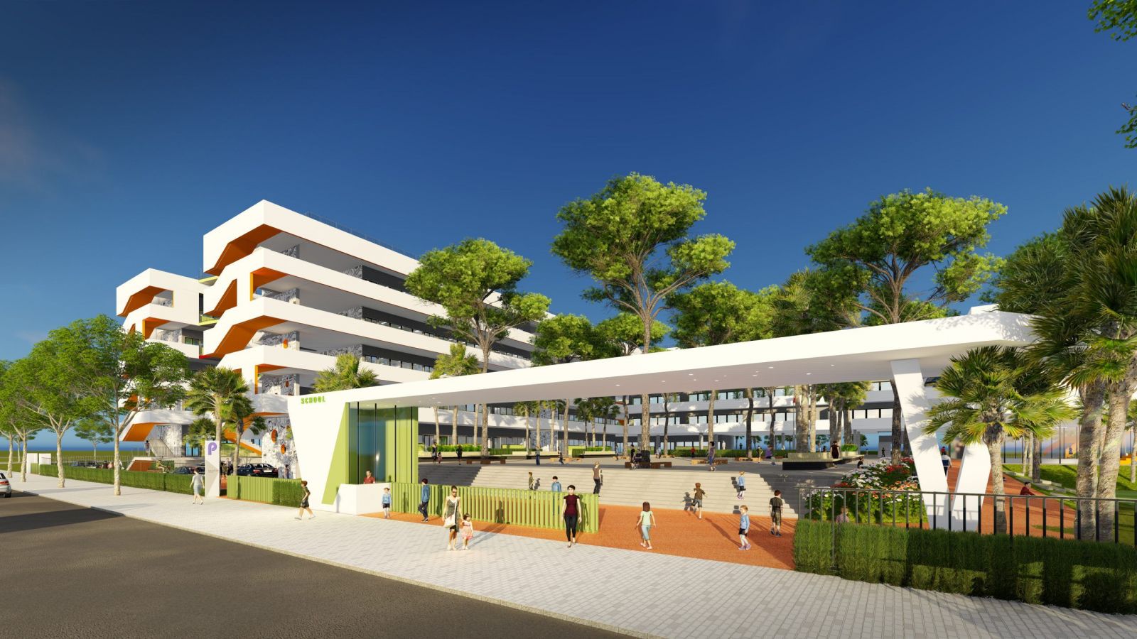 Trường cấp 2 ở Hà Nội đang khiến phụ huynh xôn xao: Công lập bình thường nhưng quá đẹp, hoành tráng không thua trường tư - Ảnh 3.