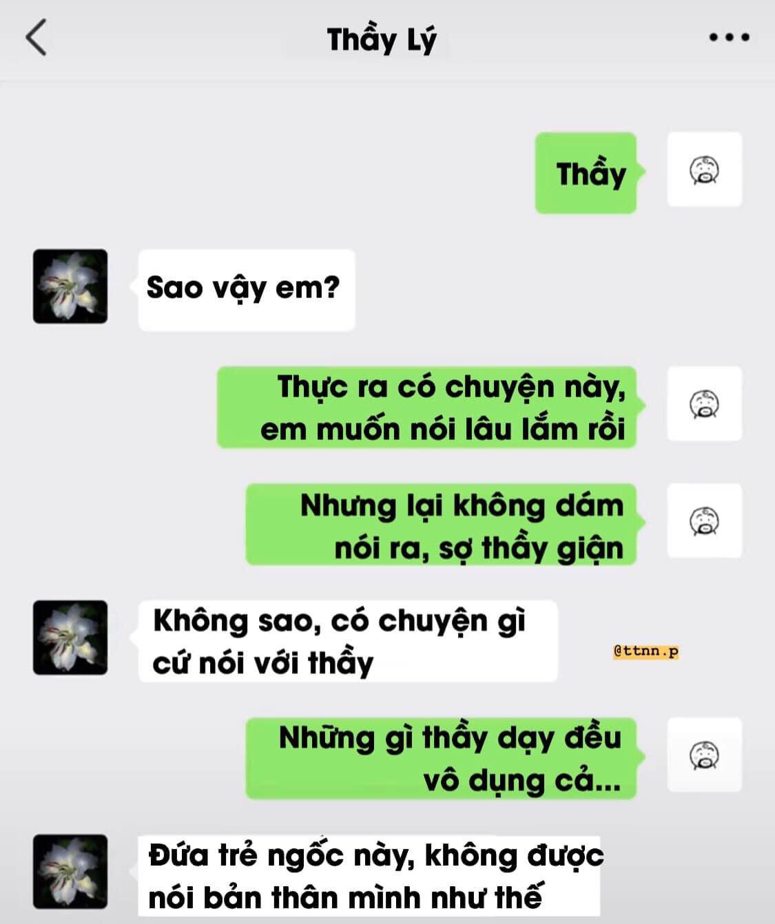 Nam sinh nhắn tin chê thầy giáo dạy mình toàn thứ vô dụng: Thầy nhắn lại 1 câu mà ngượng đỏ mặt, chưa thấy ai QUÊ như vậy - Ảnh 1. Nam sinh nhắn tin chê thầy giáo dạy mình toàn thứ vô dụng: Thầy nhắn lại 1 câu mà ngượng đỏ mặt, chưa thấy ai QUÊ như vậy - Ảnh 1.