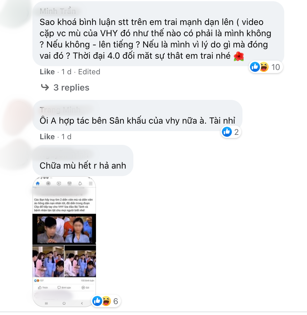 Dân mạng công kích nam diễn viên được cho là người đóng vai