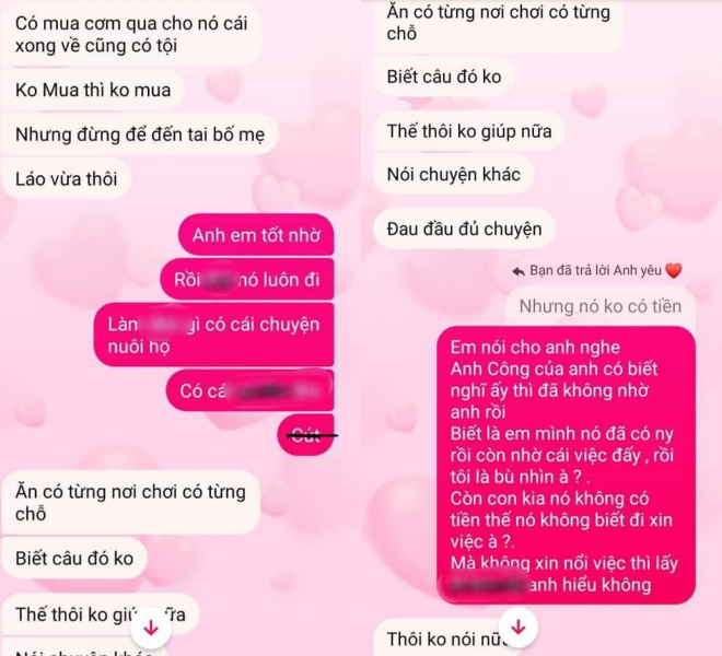 Người yêu khai “nuôi hộ bồ