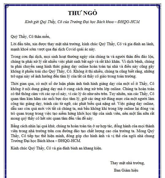 Thêm 1 vụ giảng viên quát tháo lớn tiếng, mắng sinh viên: