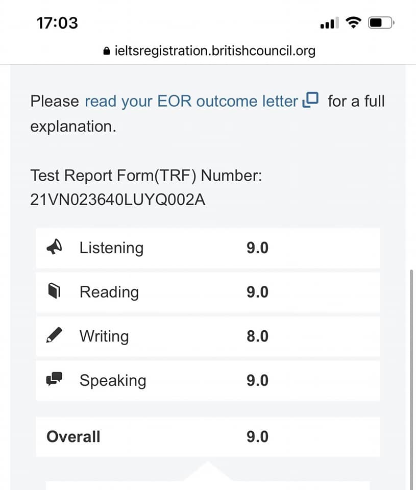 "Nữ sinh trẻ nhất đạt IELTS 9.0" gây sốt mạng bất ngờ bị "tố" nhận vơ bảng điểm: Trung tâm tiếng Anh xin lỗi, người trong cuộc nói gì? - Ảnh 2.