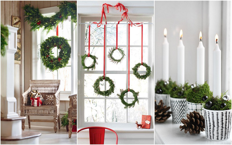 5 cách trang trí cửa sổ ngày Giáng sinh vô cùng dễ thương và bắt mắt