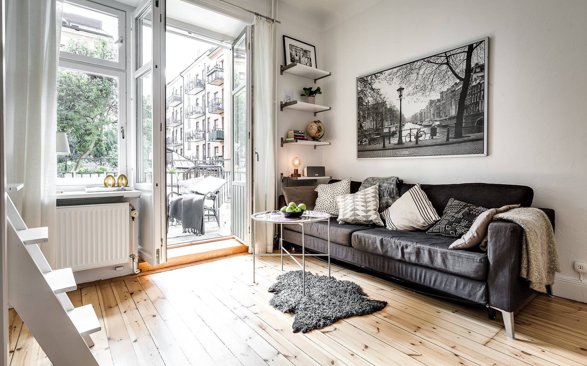 Căn hộ màu trắng ‘đẹp hết phần thiên hạ’, hút hồn dân FA