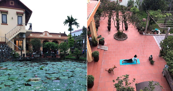 Bỏ nhà phố, cặp vợ chồng trẻ an nhiên với ngôi nhà bên vườn cây, ao cá tại Gia Lâm, Hà Nội
