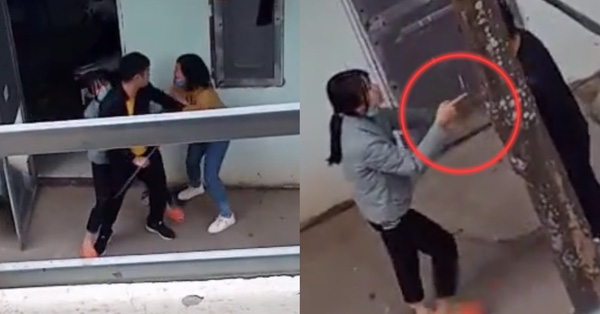 Clip đánh ghen kịch tính cuối năm của hai mẹ con, 