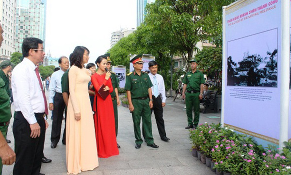 Khai mạc triển lãm kỷ niệm 70 năm Ngày toàn quốc kháng chiến tại TP.HCM - ảnh 1