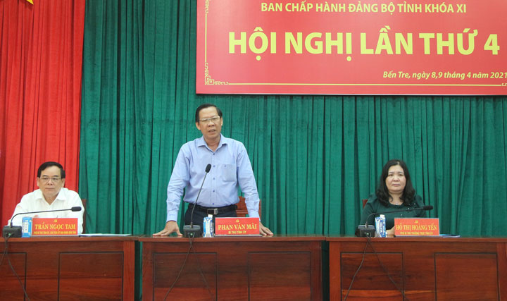 Bến Tre: Thống nhất đề ra 9 nhóm nhiệm vụ, giải pháp trọng tâm trong quý II-2021