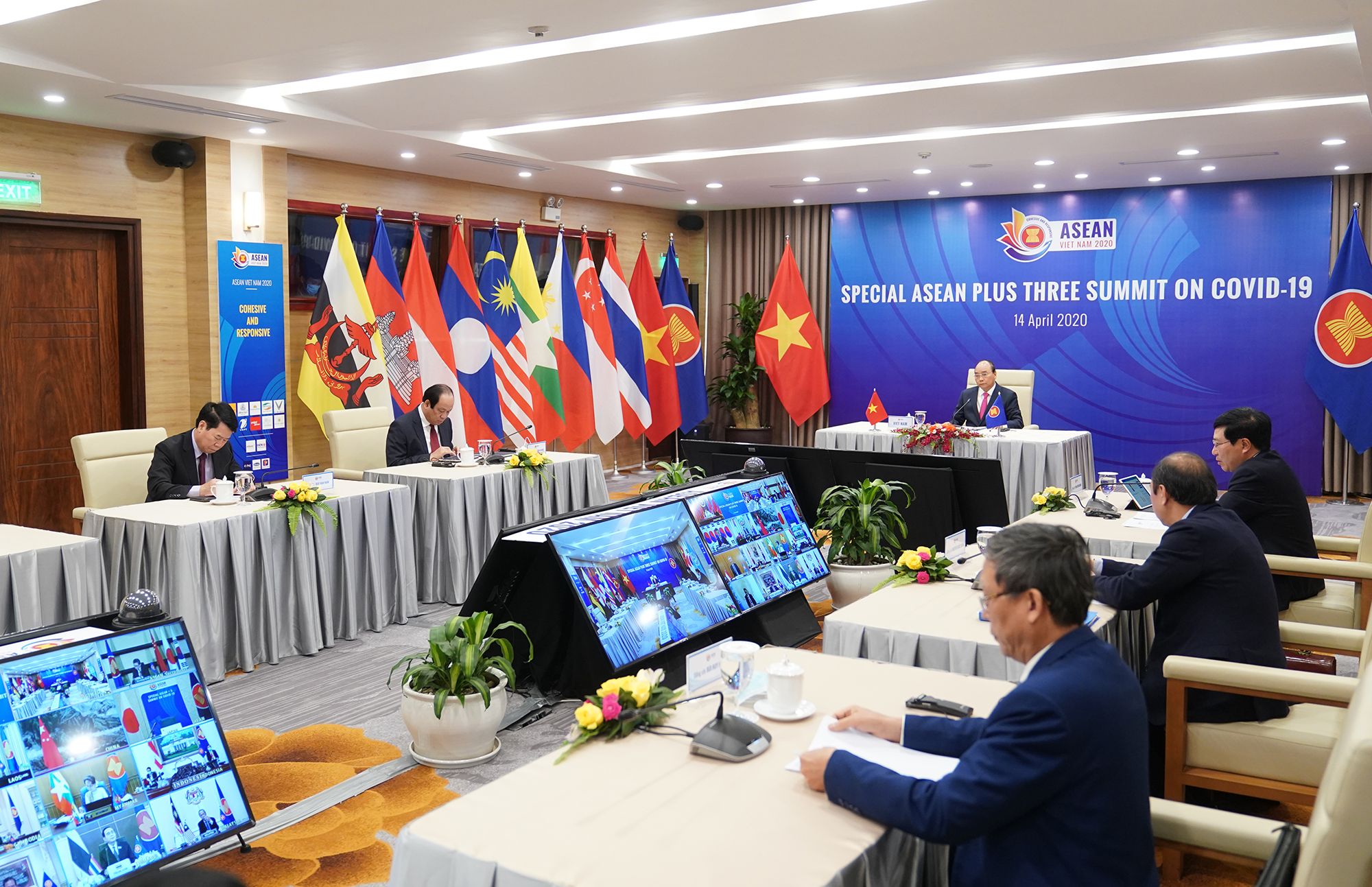Tuyên bố hội nghị Cấp cao đặc biệt ASEAN về ứng phó dịch bệnh Covid-19