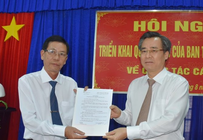 Bổ nhiệm, chuẩn y nhân sự 3 tỉnh