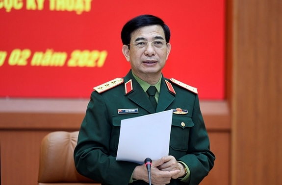 Thượng tướng Phan Văn Giang giao nhiệm vụ cho lực lượng kỹ thuật toàn quân