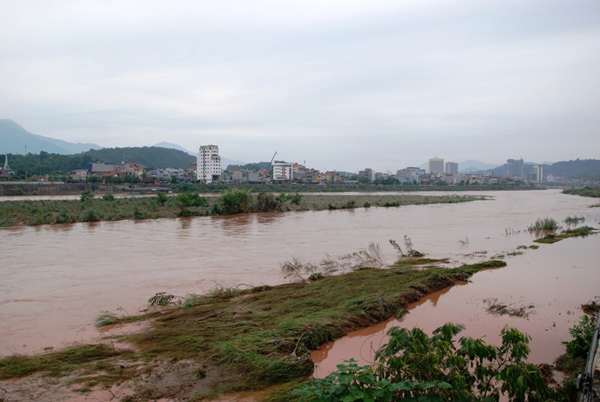 Lũ sông Hồng rút nhanh - ảnh 2