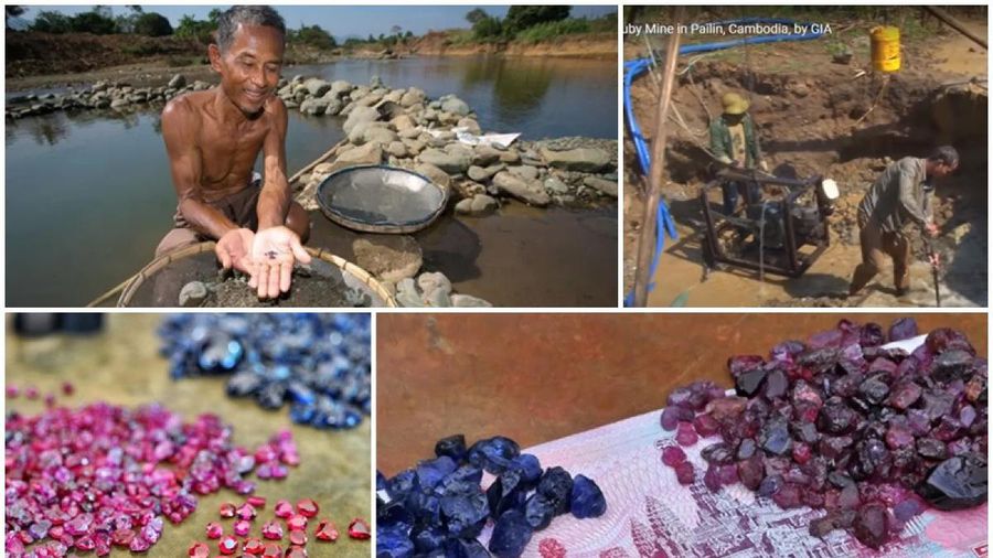 Ôm giấc mộng đổi đời, người dân đổ xô đào đá quý ở Campuchia