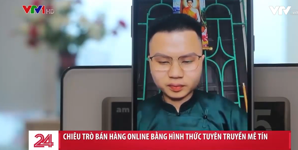  VTV vạch trần Cậu Đức Hưng Yên livestream xem bói, tuyên truyền mê tín để trục lợi - Ảnh 1.