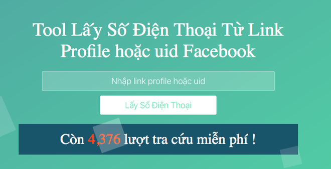 Xuất hiện công cụ cho phép lấy số điện thoại từ bất kỳ profile Facebook nào, kể cả khi số điện thoại không được công khai - Ảnh 1.