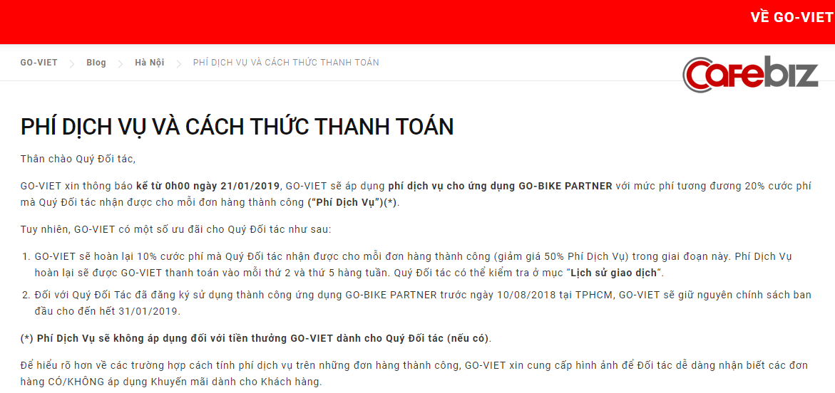 CEO vừa tuyên bố đã vượt qua người hàng xóm áo xanh, Go-Viet nay chấm dứt chính sách không thu hoa hồng, tăng chiết khấu lái xe ngang ngửa Grab! - Ảnh 1.