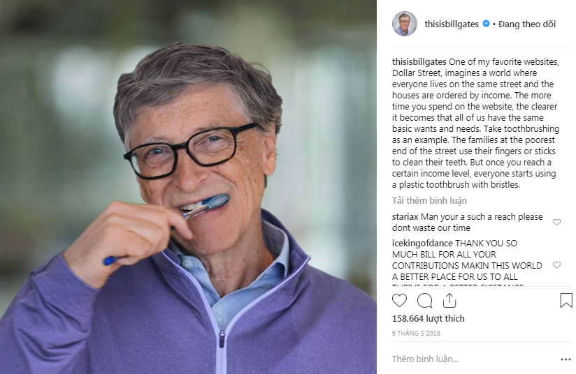 Tiền nhiều để làm gì: Bill Gates đi khắp thế giới ngắm toilet, đánh răng cũng nghĩ tới người nghèo - Ảnh 2.