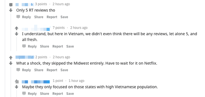 Khán giả quốc tế bình luận sôi nổi về Hai Phượng trên MXH nổi tiếng Reddit - Ảnh 7.