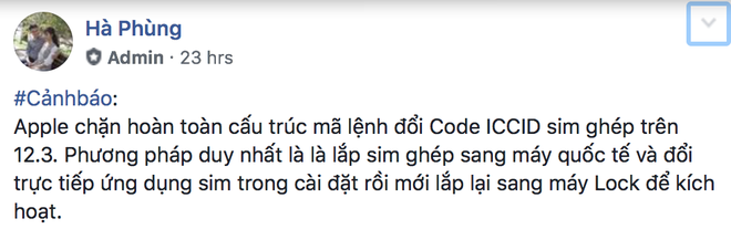 Người dùng iPhone Lock tại Việt Nam lại khốn đốn sau bản cập nhật iOS 12.3 - Ảnh 2.