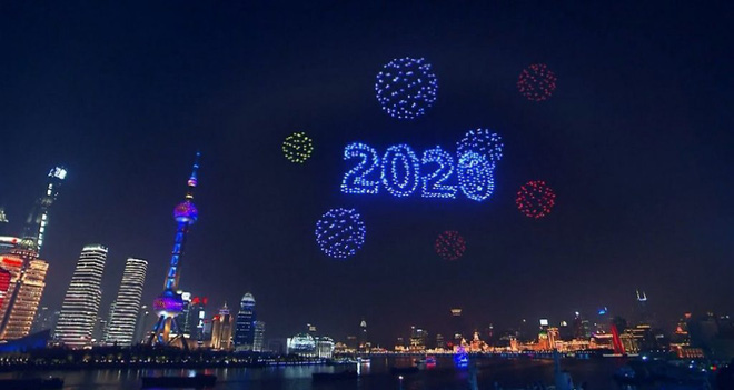 2.000 máy bay không người lái trình diễn trong đêm giao thừa ở Thượng Hải hóa ra là cú lừa của truyền thông Trung Quốc - Ảnh 4.