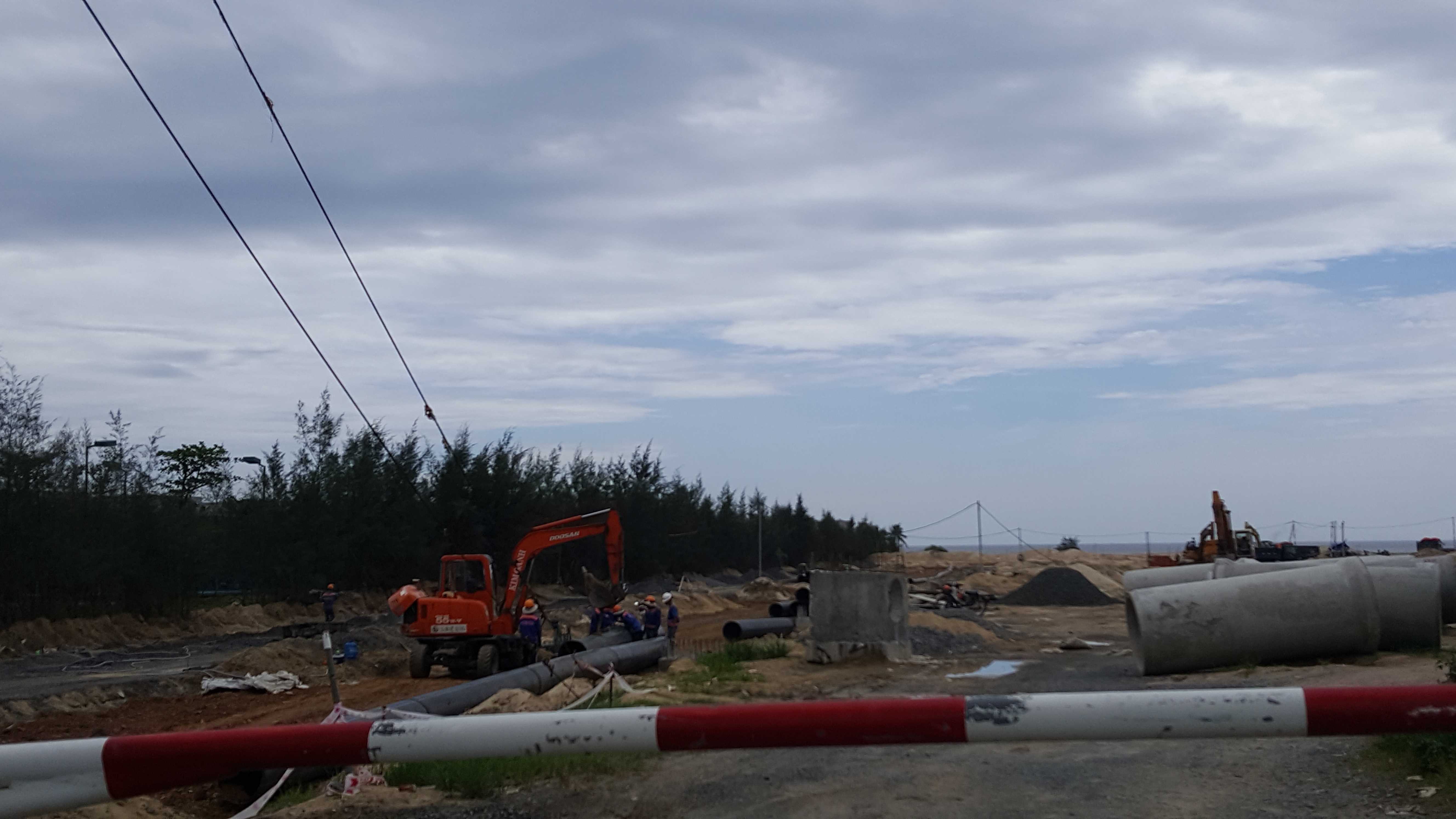 Hình ảnh thực tế dự án Cocobay đang làm