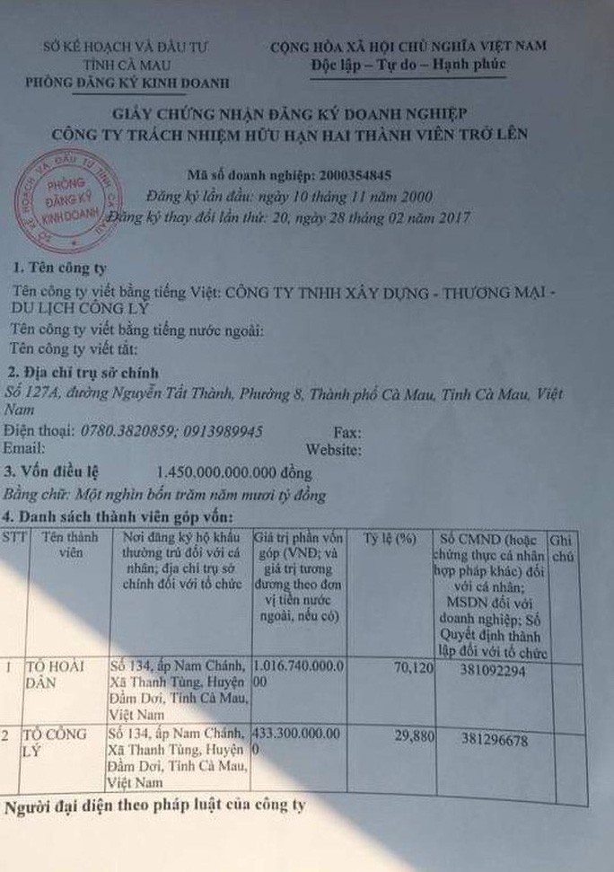 Gia thế của “thiếu gia điện gió” Bạc Liêu vừa bị bắt - Ảnh 2.