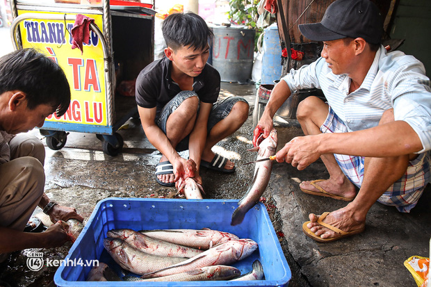  Ảnh, clip: Tiểu thương Sài Gòn tất bật chuẩn bị hàng chục ngàn con cá lóc nướng cho ngày vía Thần Tài - Ảnh 6.