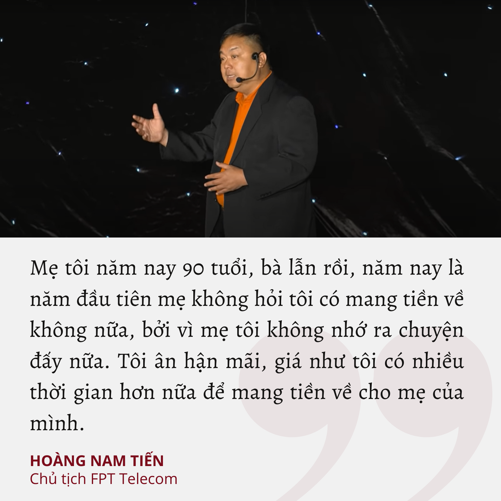 30 năm cống hiến không ngơi nghỉ vẫn hối hận vì kiếm tiền chưa đủ, Chủ tịch FPT Telecom xấu hổ trước người trẻ: Họ giàu hơn cả anh Trương Gia Bình nhưng không bao giờ mua xe, mua nhà - Ảnh 4.