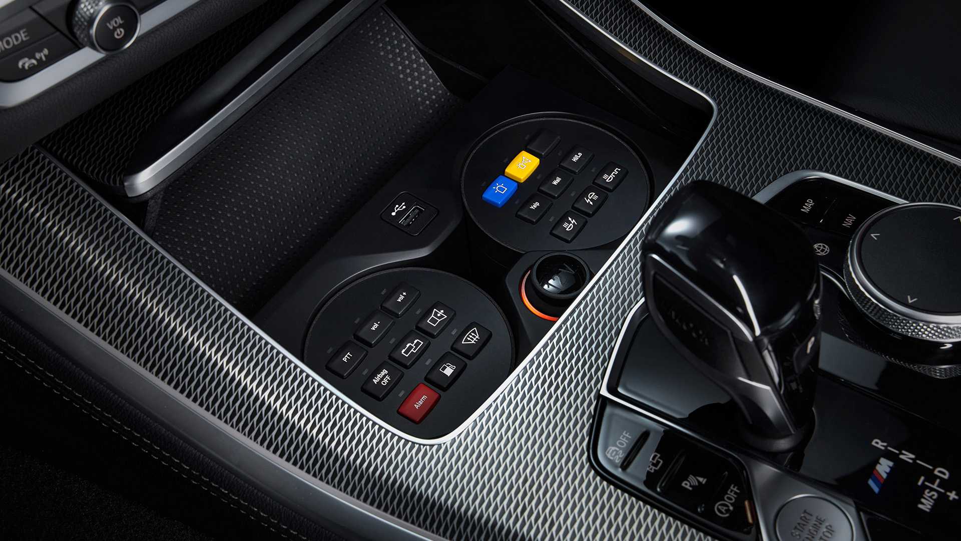 Các nút bấm kích hoạt hệ thống bảo vệ