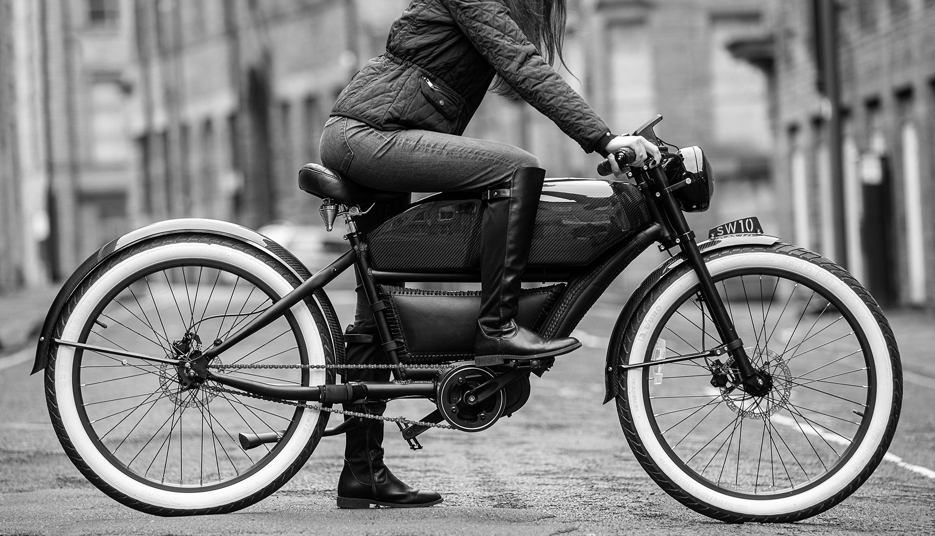 Chiếc xe đạp điện với ngoại hình đặc biệt