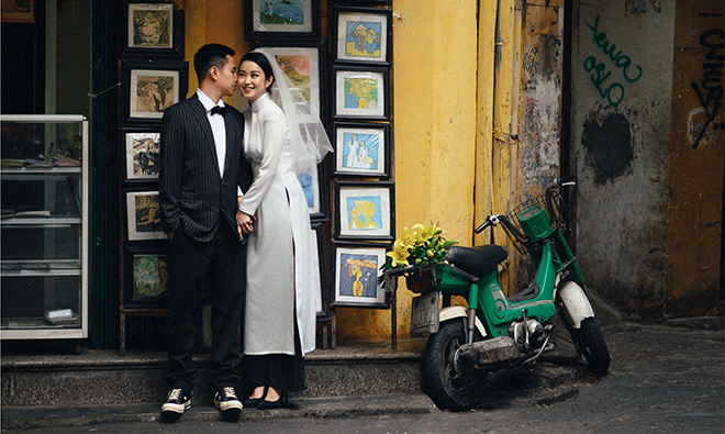 Hot girl đẹp nhất đời đầu tung ảnh cưới