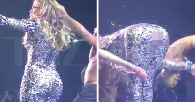 Jennifer Lopez lại gặp sự cố xấu mặt vì váy xẻ quá cao - 7