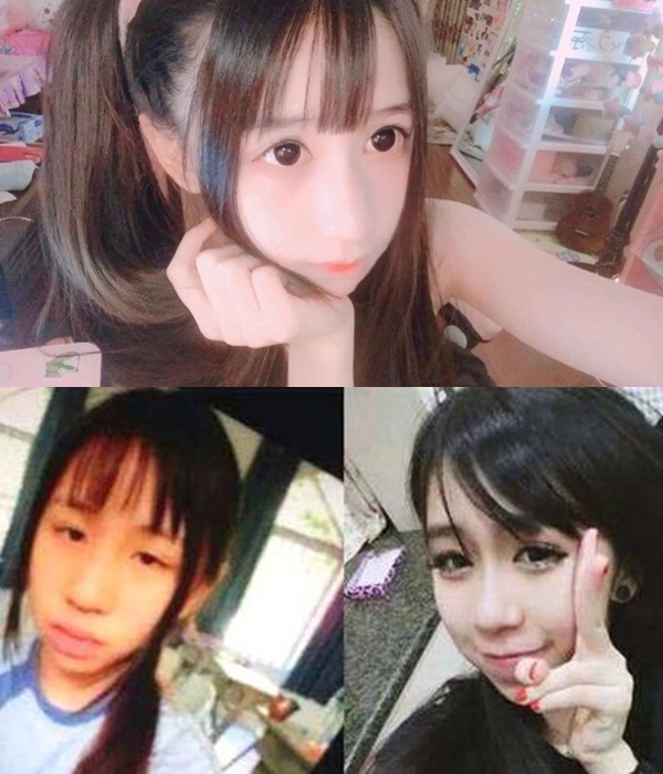 Hoảng hốt vì mặt mộc của các hot girl mạng xã hội Trung Quốc - 2