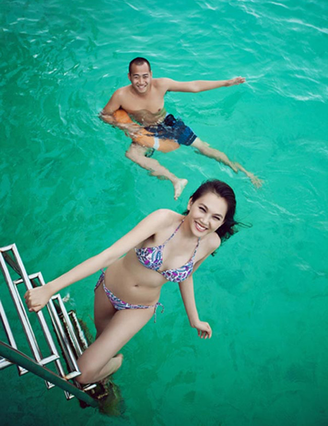 Ngọc Thạch là người mẫu nổi tiếng với vóc dáng gợi cảm, gương mặt đẹp. Cô từng giành giải vàng Siêu mẫu 2010 và được coi là siêu mẫu hàng đầu trong làng mốt Việt. Năm 2013, chân dài quê Hậu Giang tổ chức đám cưới với chồng thiếu gia Hà thành - Đỗ Bình Dương. Tiệc cưới 7 tỷ xa hoa của người đẹp miền Tây từng gây xôn xao một thời gian dài trong làng giải trí.