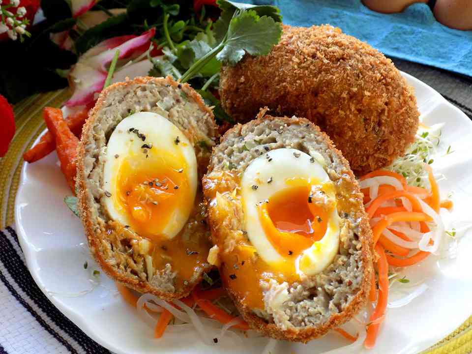 Chiêu đãi cả nhà thịt bọc trứng chiên xù lạ miệng cực ngon - 7