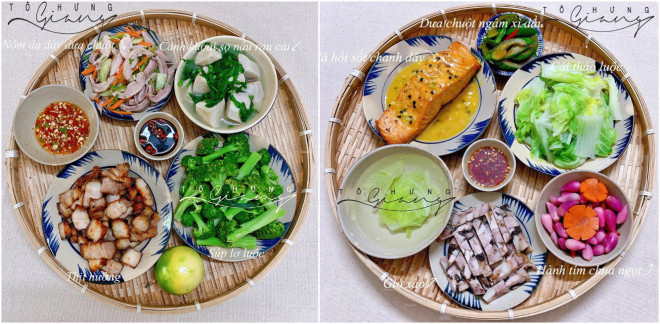 Mê tít mâm cơm đã ngon lại đẹp của mẹ đảm Hà thành, kéo cả chồng lẫn hai con trai vào bếp - 4