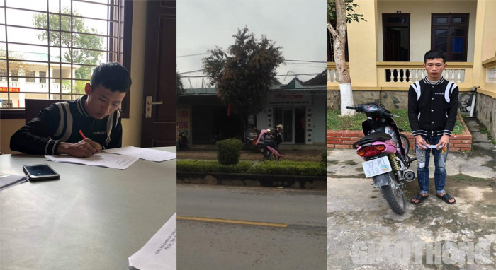 Thanh niên bị tóm vì clip đi xe máy bốc đầu bất ngờ