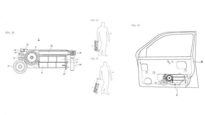 Hyundai đăng ký bằng sáng chế xe điện 2 bánh gấp gọn trong cốp xe 2
