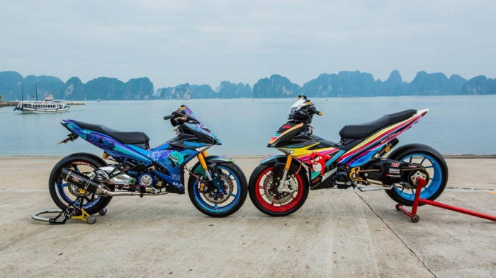 Cận cảnh Yamaha Exciter được độ theo phong cách xe phân khối lớn 9