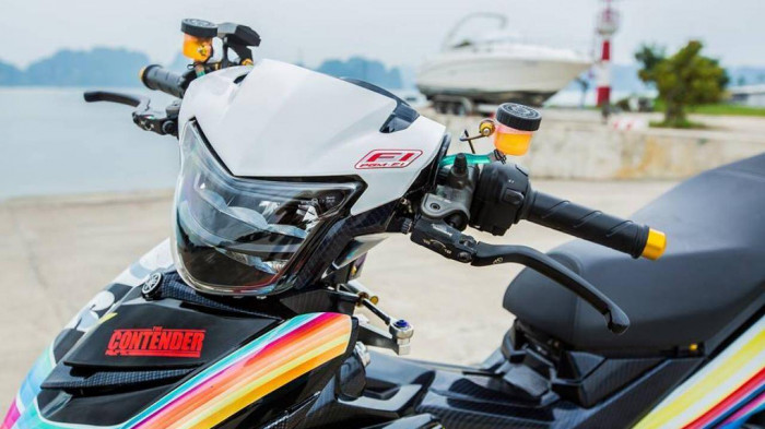 Cận cảnh Yamaha Exciter được độ theo phong cách xe phân khối lớn 3