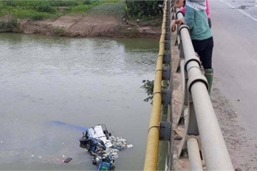Lộ nguyên nhân ô tô từ cao tốc Nội Bài - Lào Cai bay xuống suối Ngòi Thia
