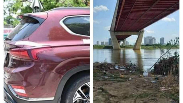 Thi thể dưới sông Hồng là tài xế bỏ ô tô trên cầu Thăng Long rồi mất tích 1