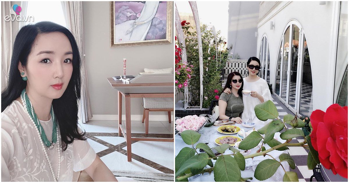 Cận cảnh biệt thự của Hoa hậu Giáng My: To như cung điện, phòng khách đủ chứa 200 người